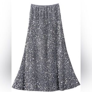 Sparkling Sequin Skirt lined